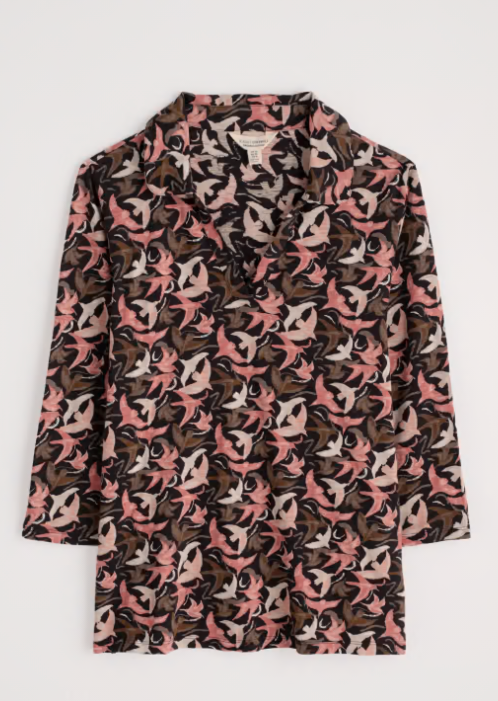 Seasalt Wavecrest Shirt in GOTS-Certified Organic Cotton Jersey | Bird