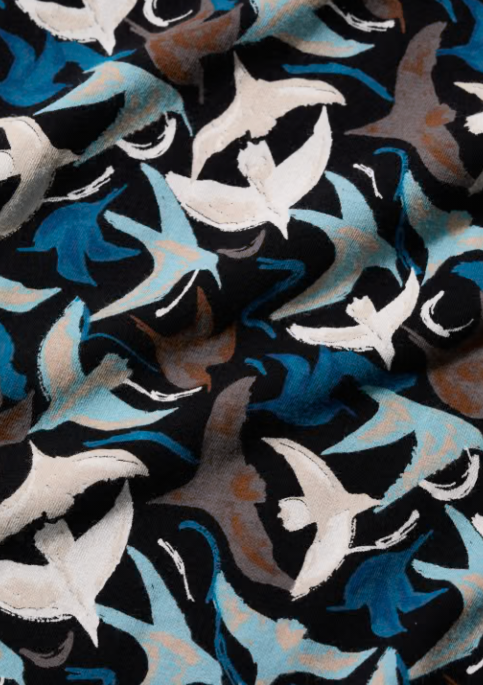 Seasalt Wild Bouquet 3/4 Sleeve Midi Dress | Onyx