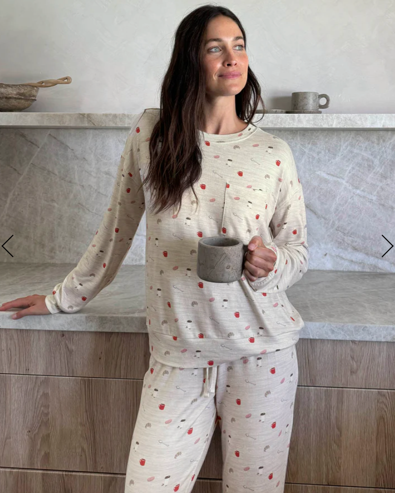 Splendid Flora Pillow Soft Brunch Set | Off White