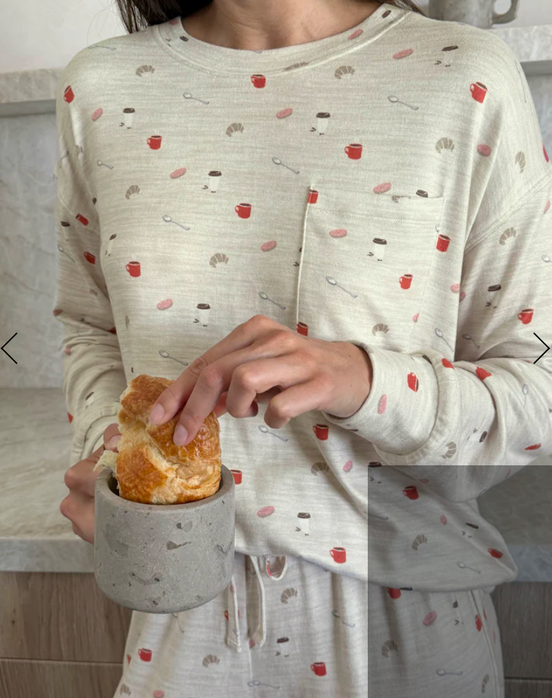 Splendid Flora Pillow Soft Brunch Set | Off White