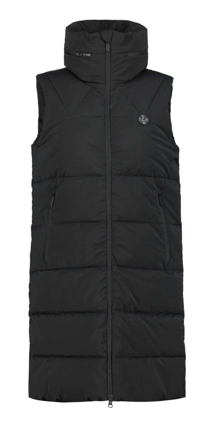 Luhta Ebbo Vest | Black + Powder