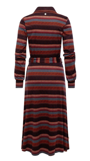 Ragwear Plantee Print Dress | Wine Red
