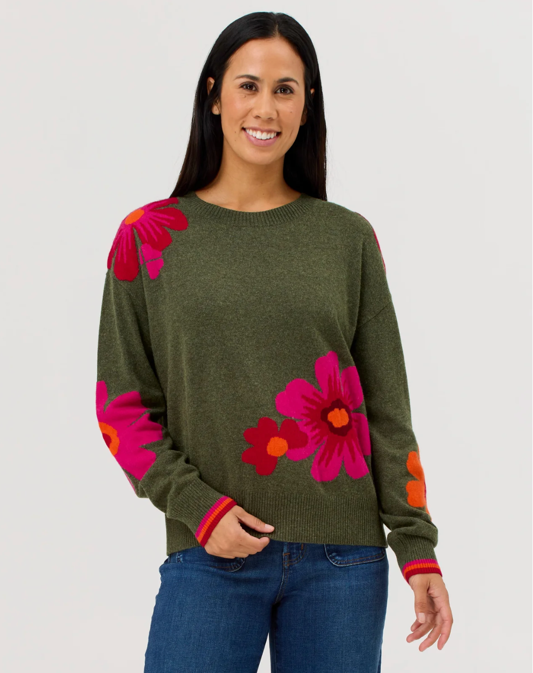Krimson Poppy Sweater | Hunter