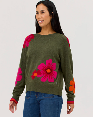 Krimson Poppy Sweater | Hunter