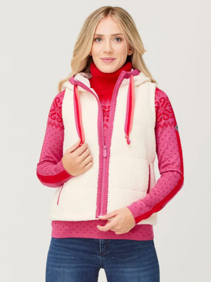 Krimson Bella Fleece Vest | Pink