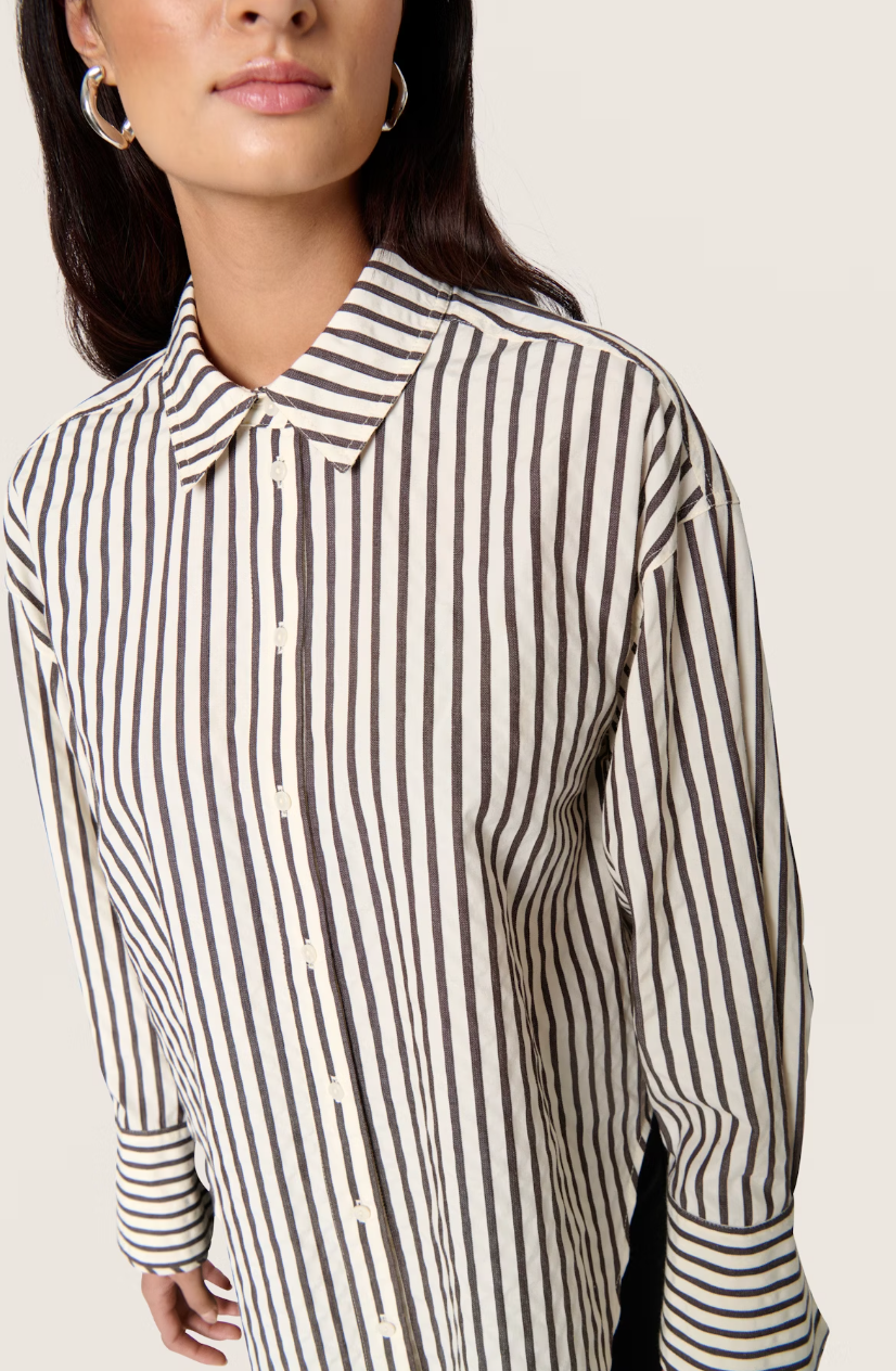 Soaked Toledo Shirt | White Stripe