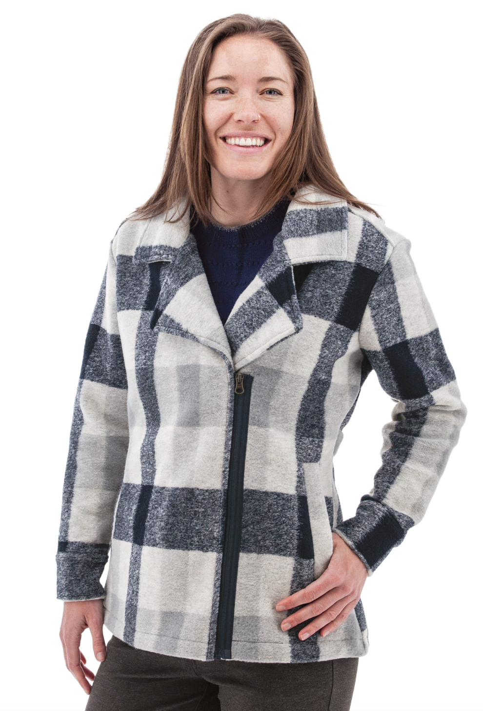 Aventura Woods Moto Jacket | Dark Navy