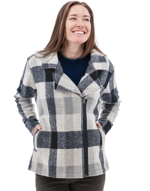 Aventura Woods Moto Jacket | Dark Navy