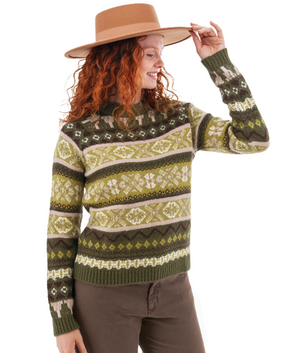 Aventura Nordic Fairisle Sweater | Ombre + Olive