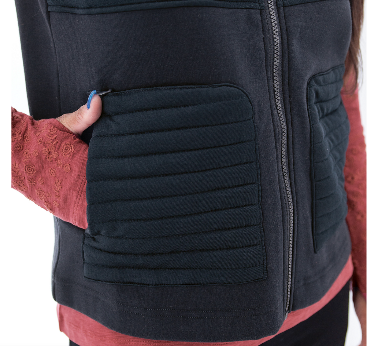 Aventura Dog walker Vest | Black + Ombre