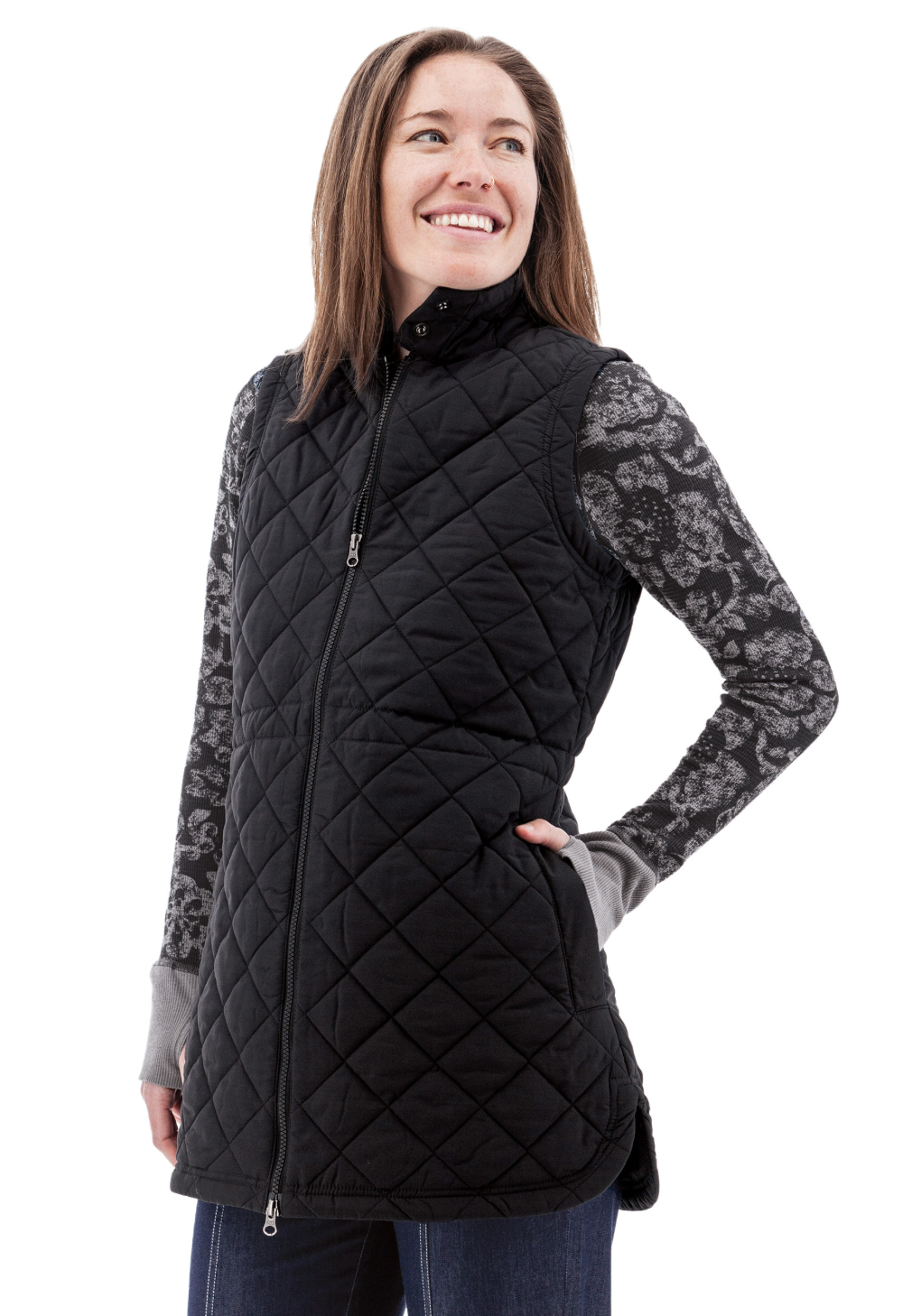 Aventura Flurry Vest | Black + Olive