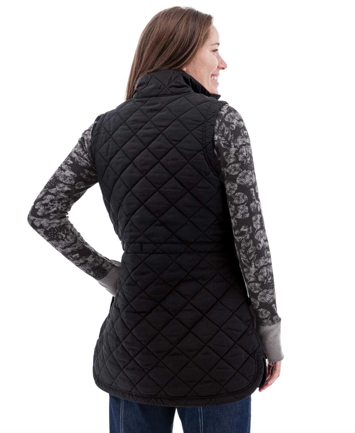 Aventura Flurry Vest | Black + Olive