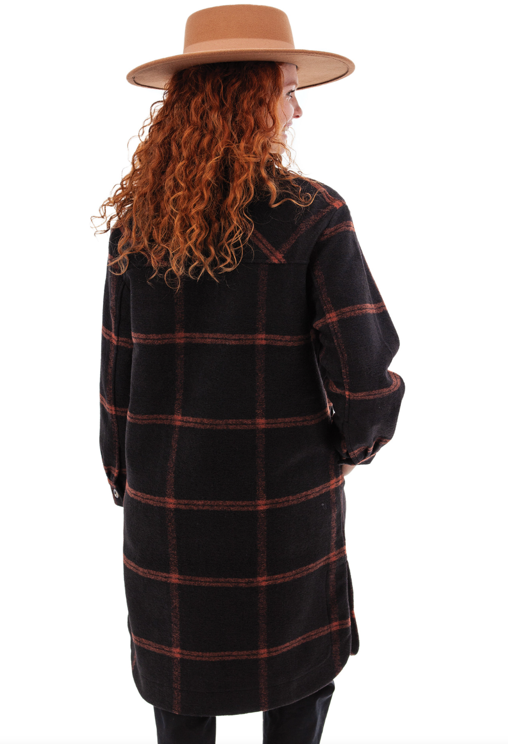 Aventura North Wind Plaid Coat | Black