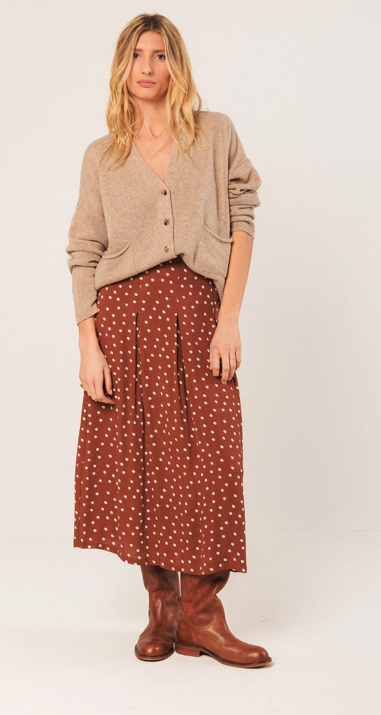 Indi & Cold Skirt | Terracotta