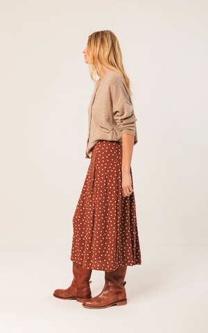 Indi & Cold Skirt | Terracotta