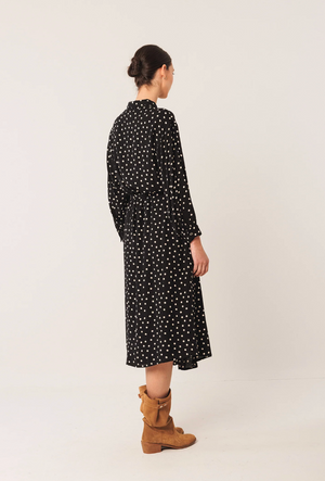 Indi & Cold Oversize Shirt Dress | Black