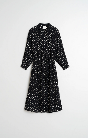 Indi & Cold Oversize Shirt Dress | Black