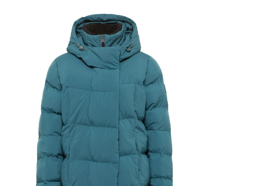 Ragwear Pavla Long Jacket | Ocean Green
