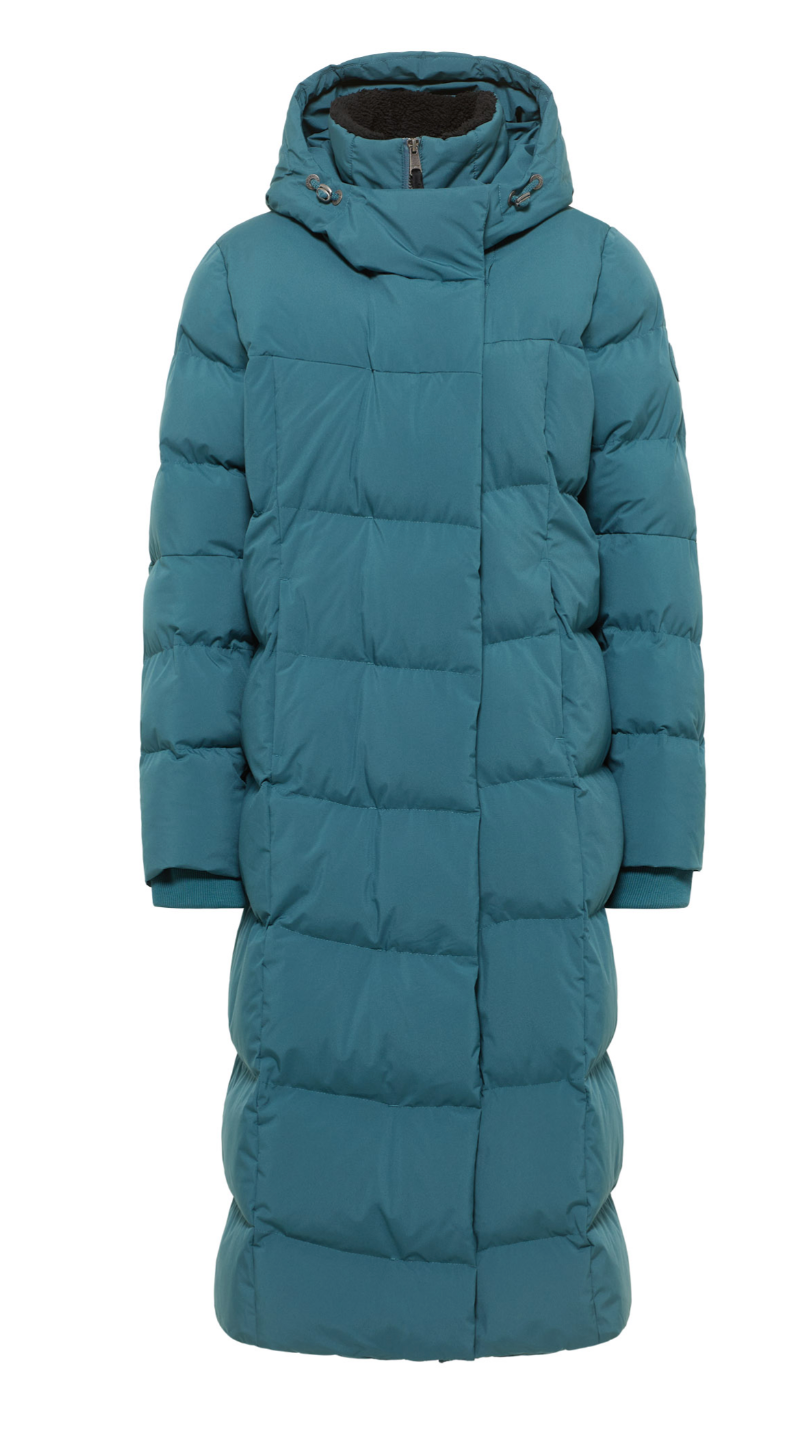 Ragwear Pavla Long Jacket | Ocean Green
