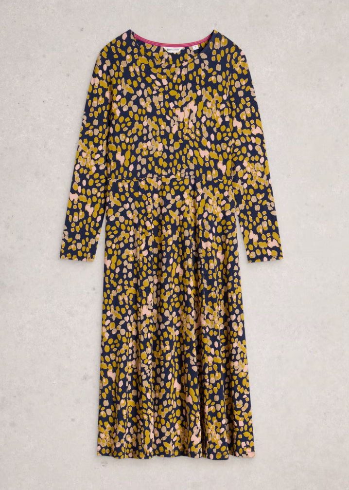 Whitestuff Medaline Jersey Dress | Multi