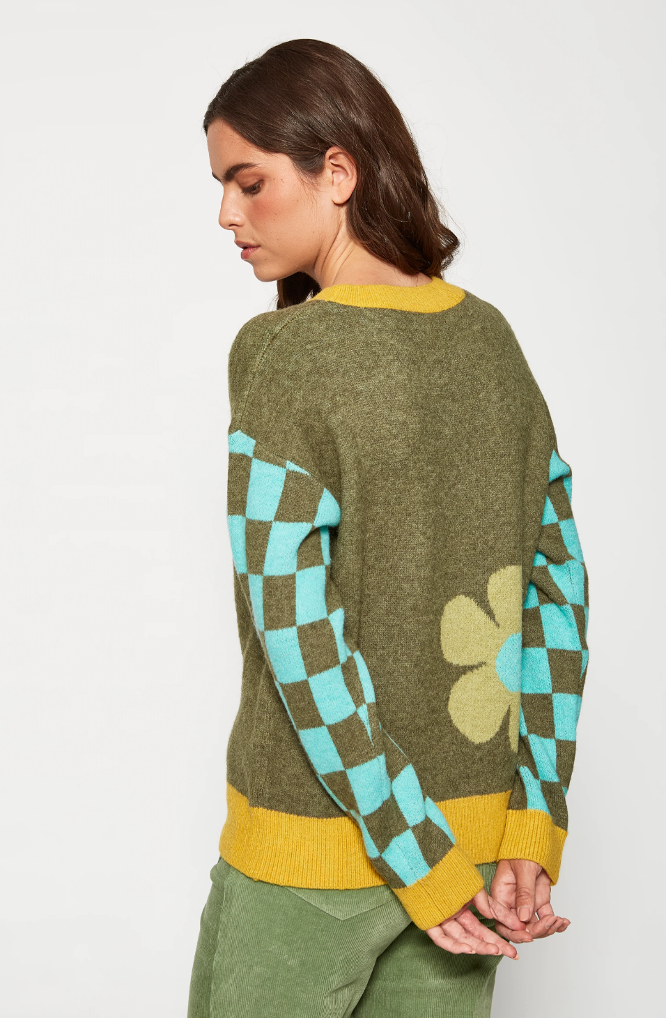 MDM Flower Sweater | Khaki
