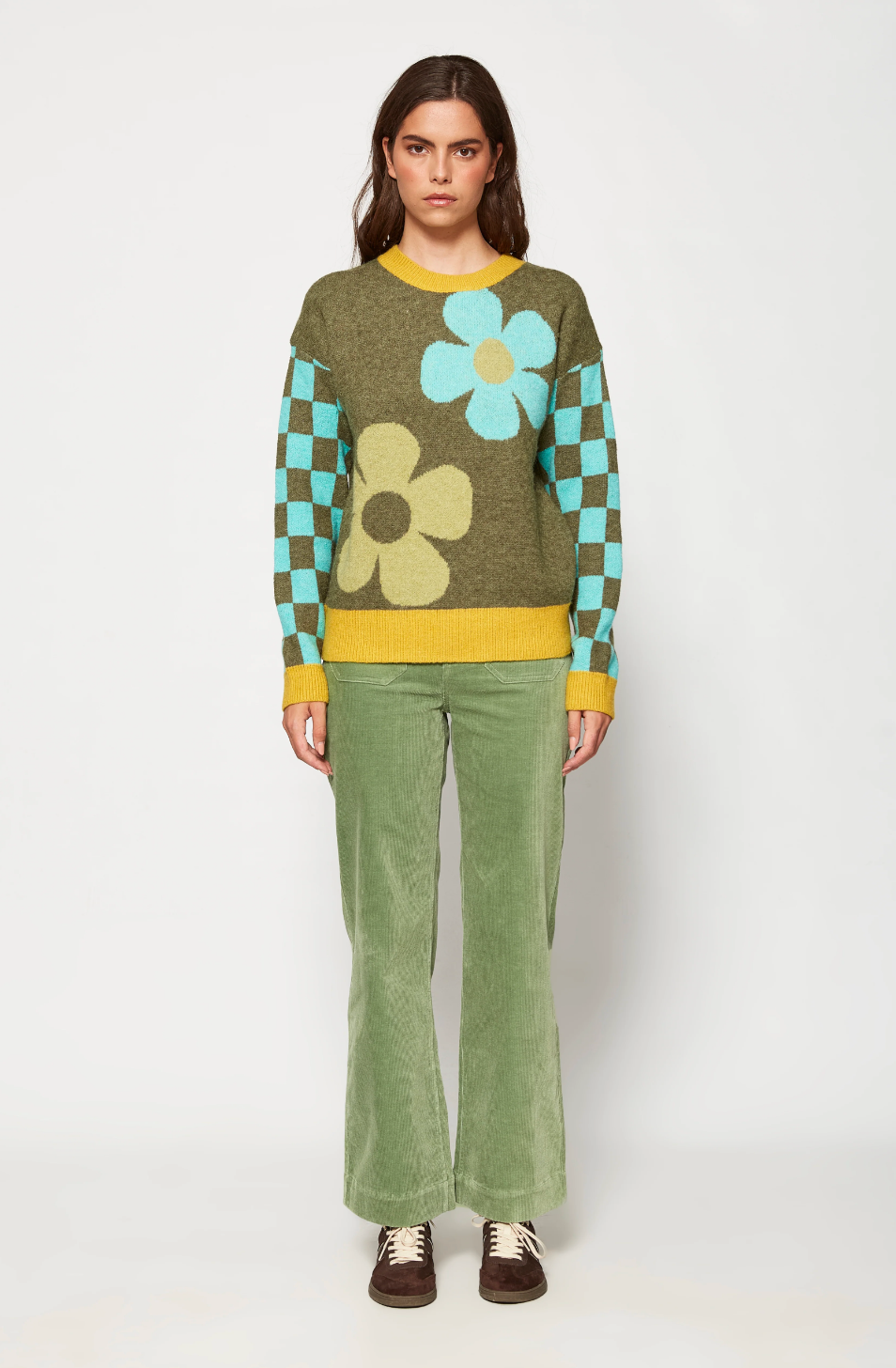 MDM Flower Sweater | Khaki