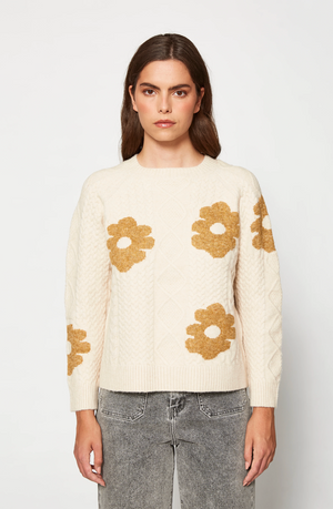 MDM Flower Sweater | Sand