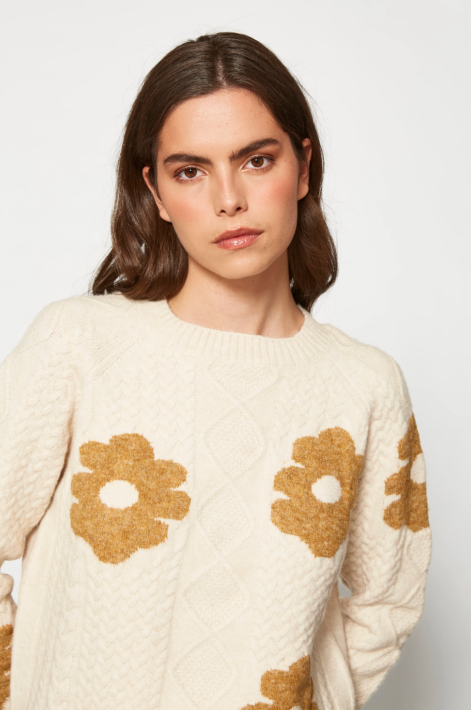 MDM Flower Sweater | Sand