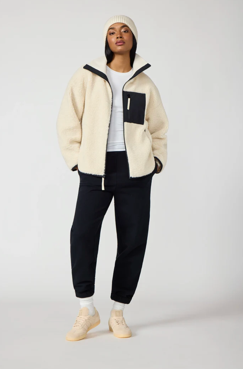 MPG Berber Colour Block Jacket | Birch