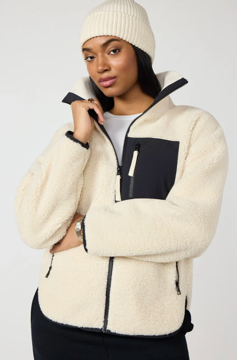 MPG Berber Colour Block Jacket | Birch