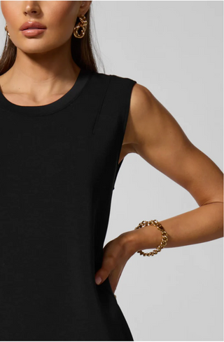 MPG Dreamweave Dress | Black + Kambara + Moonbeam