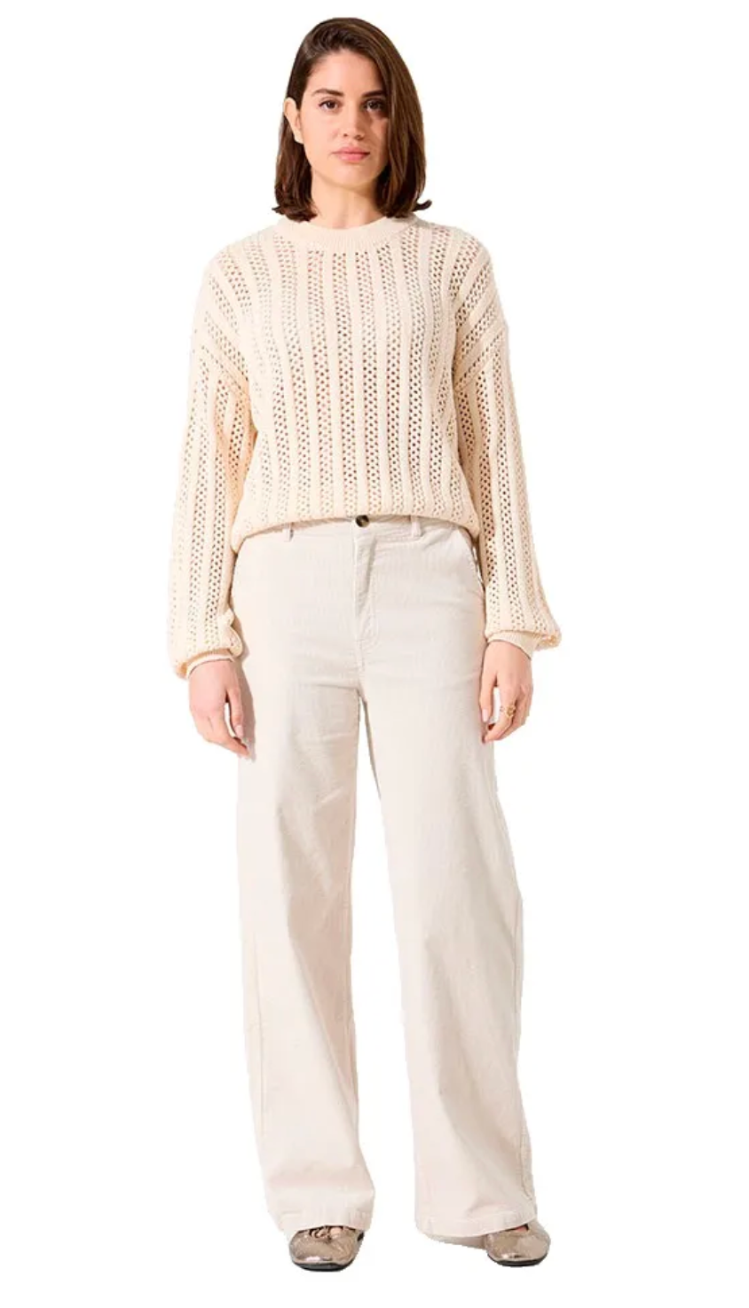 Garcia Ladies Pullover | Off-White