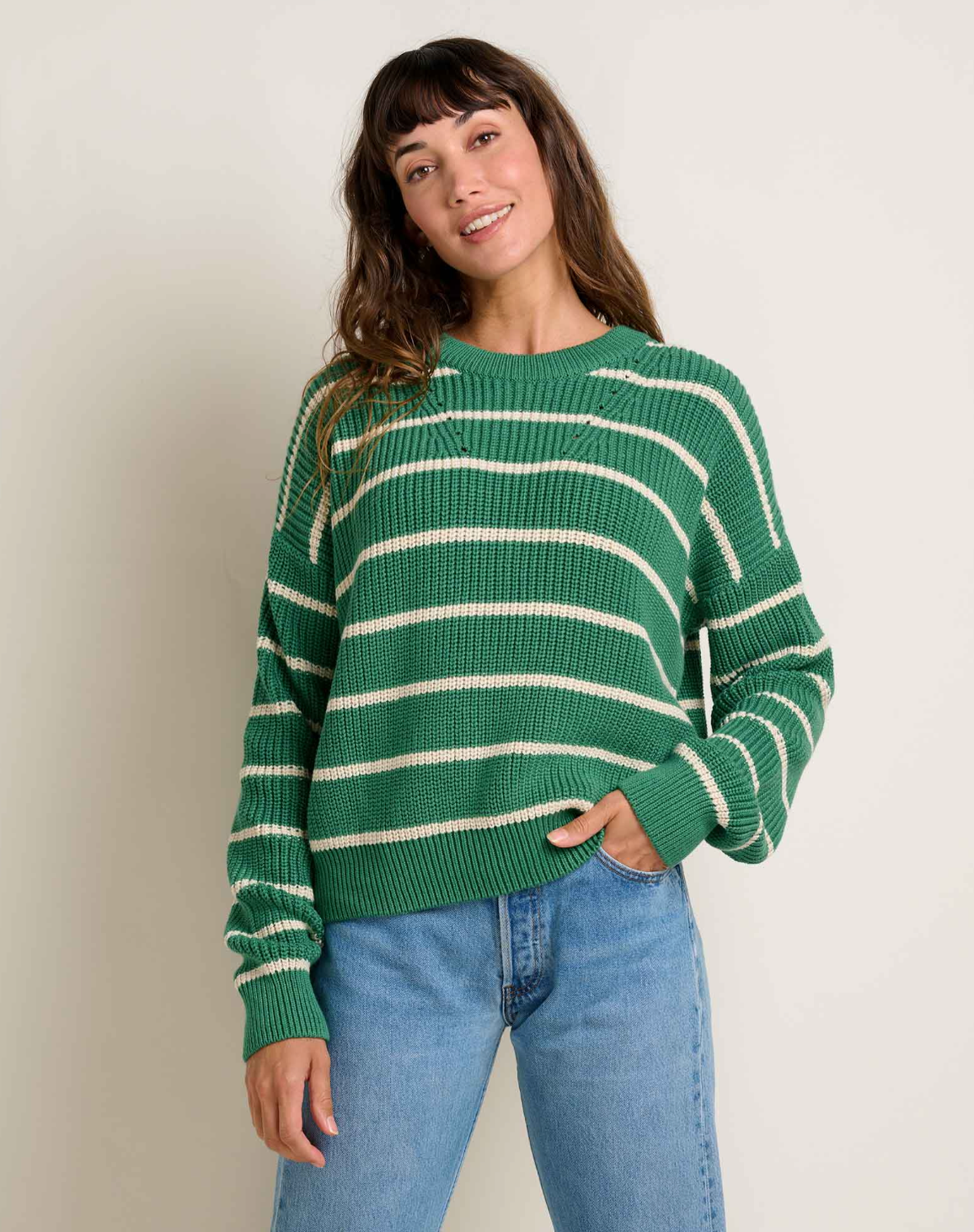 Toad & Co. Bianca Crew Sweater | Palm