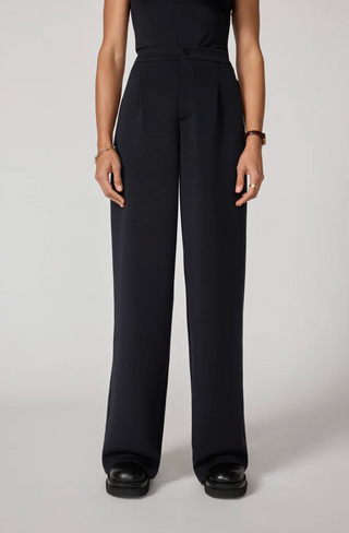 MPG Dreamweave Pleated Trouser | Black