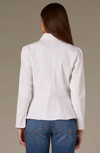 Wit & Wisdom Hidden Snap Jacket | Optic White