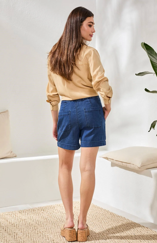 Tribal Soft Drape Denim Short | Seahaven