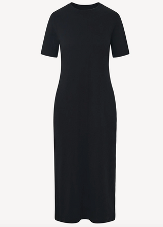 Patrick Assaraf Organic Pima T-Shirt Dress | Black