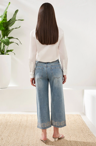 Tribal Audrey Wide Leg Denim | Sweetblue