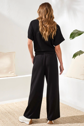 Tribal Techno Lux Scuba Pull-On Pant | Black