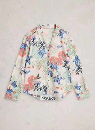 White Stuff Annie Jersey Shirt | Ivory