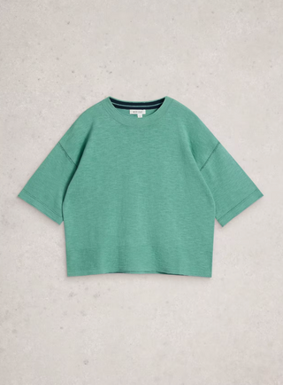 White Stuff Kate Linen Top | Teal