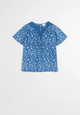 Indi & Cold Lace Shirt | Blue
