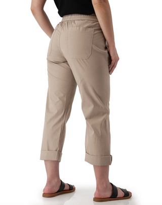 Aventura Ballard Ankle Pant | Black + Taupe