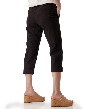 Aventura Ballard Ankle Pant | Black + Taupe