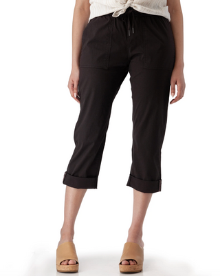 Aventura Ballard Ankle Pant | Black + Taupe
