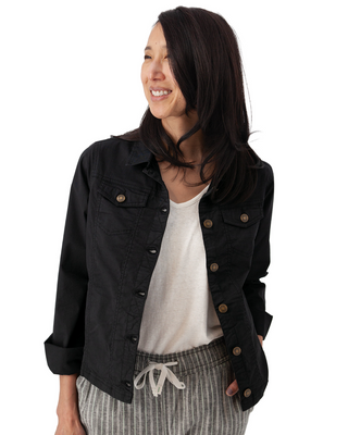 Aventura Arden Jacket | Black + White
