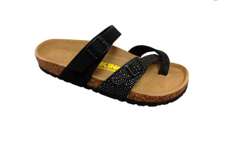 Viking Tofino Sandal | Midnight Carnival, Black Studs, Desert Sand & Amethyst