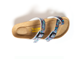 Viking Tofino Sandal | Midnight Carnival, Black Studs, Desert Sand & Amethyst