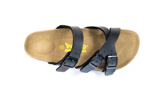 Viking Surrey Sandal | Black + Butterscotch