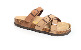 Viking Surrey Sandal | Black + Butterscotch